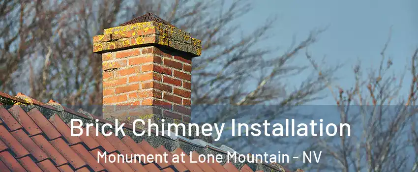 Brick Chimney Installation Monument at Lone Mountain - NV