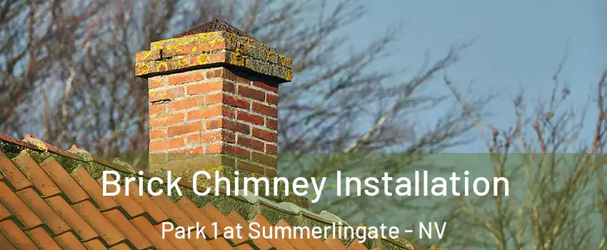 Brick Chimney Installation Park 1 at Summerlingate - NV