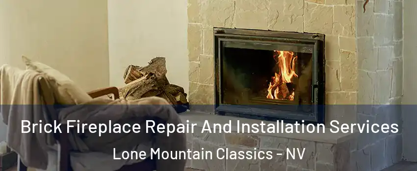 Brick Fireplace Repair And Installation Services Lone Mountain Classics - NV
