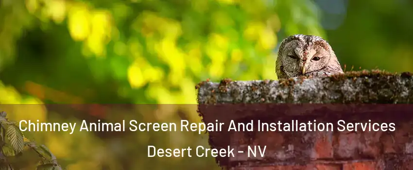 Chimney Animal Screen Repair And Installation Services Desert Creek - NV