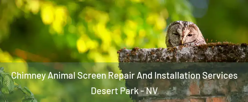 Chimney Animal Screen Repair And Installation Services Desert Park - NV