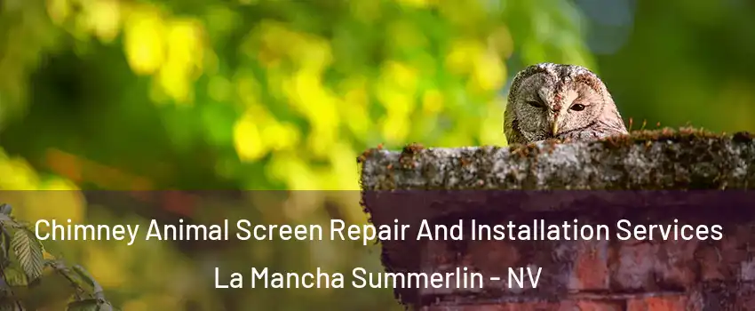 Chimney Animal Screen Repair And Installation Services La Mancha Summerlin - NV