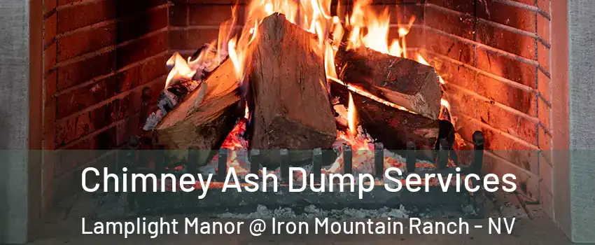 Chimney Ash Dump Services Lamplight Manor @ Iron Mountain Ranch - NV