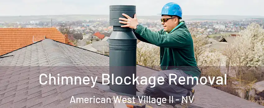 Chimney Blockage Removal American West Village II - NV