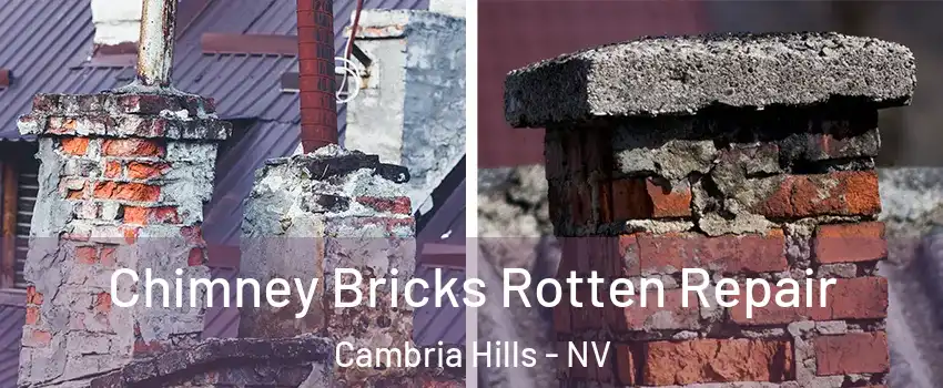 Chimney Bricks Rotten Repair Cambria Hills - NV