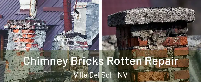 Chimney Bricks Rotten Repair Villa Del Sol - NV