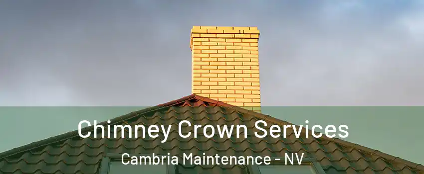 Chimney Crown Services Cambria Maintenance - NV