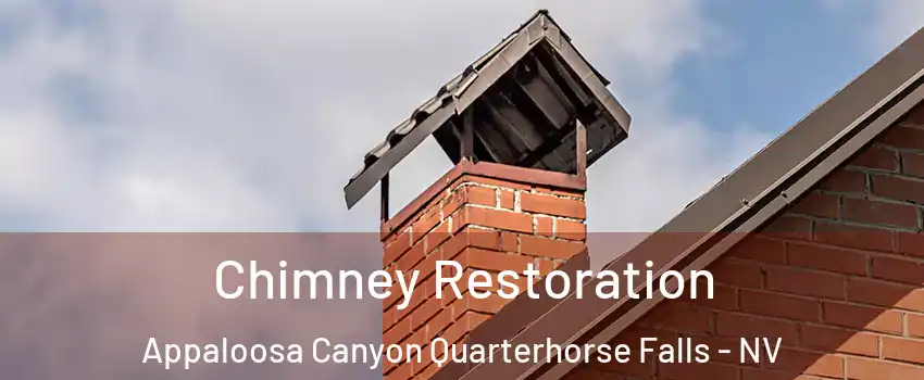 Chimney Restoration Appaloosa Canyon Quarterhorse Falls - NV