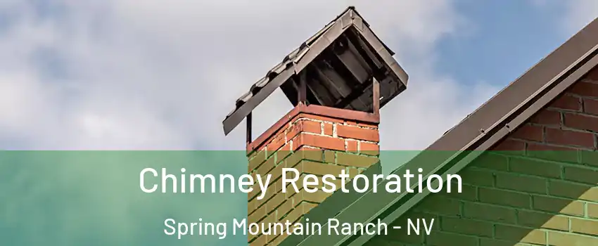 Chimney Restoration Spring Mountain Ranch - NV