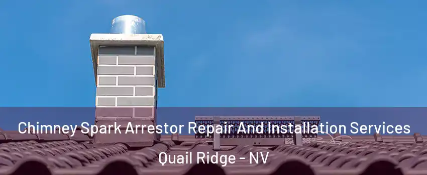 Chimney Spark Arrestor Repair And Installation Services Quail Ridge - NV
