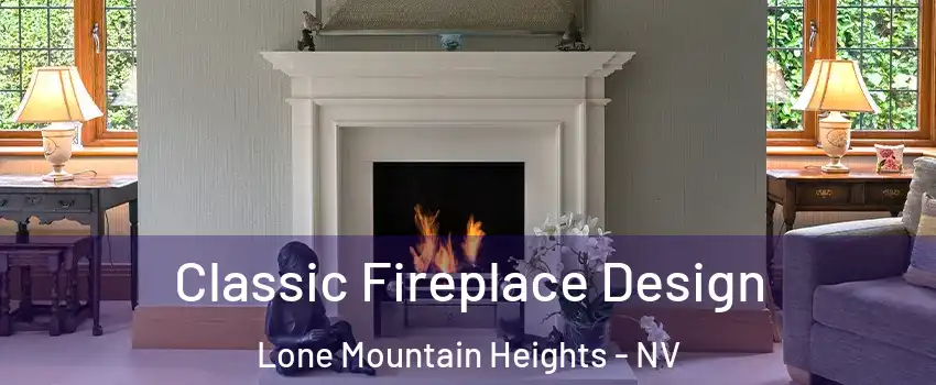 Classic Fireplace Design Lone Mountain Heights - NV