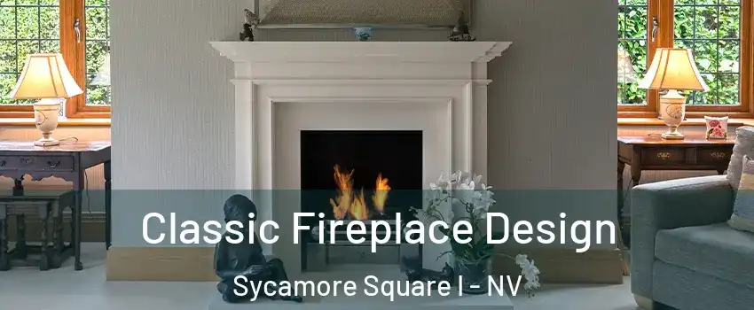 Classic Fireplace Design Sycamore Square I - NV