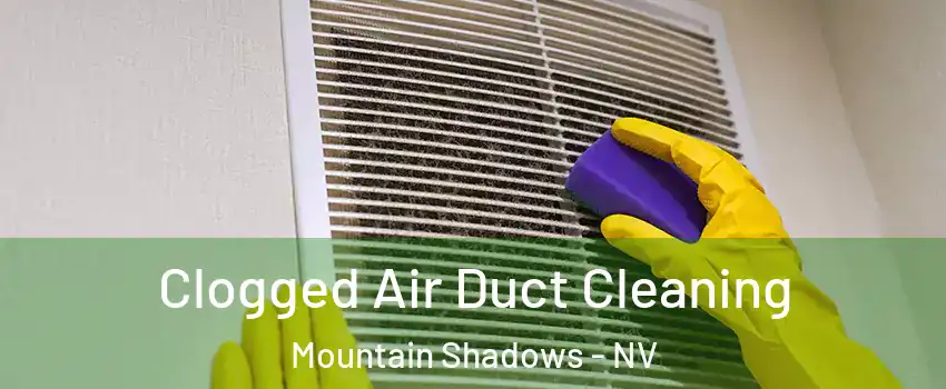 Clogged Air Duct Cleaning Mountain Shadows - NV