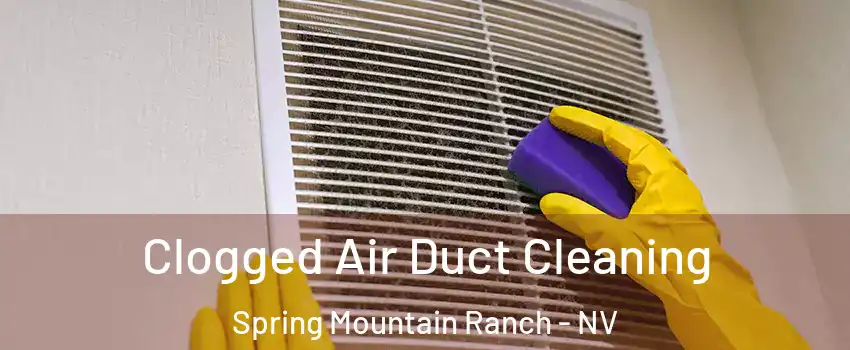 Clogged Air Duct Cleaning Spring Mountain Ranch - NV