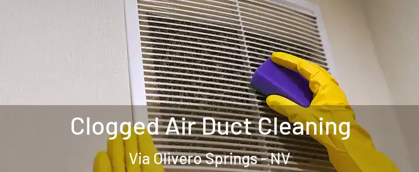 Clogged Air Duct Cleaning Via Olivero Springs - NV