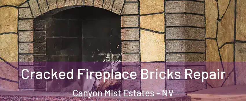 Cracked Fireplace Bricks Repair Canyon Mist Estates - NV