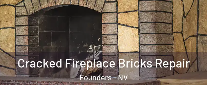 Cracked Fireplace Bricks Repair Founders - NV