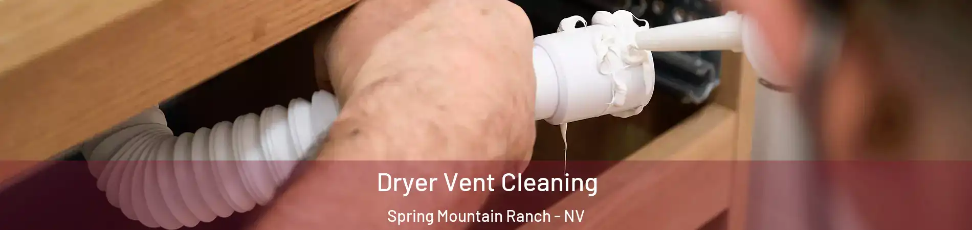 Dryer Vent Cleaning Spring Mountain Ranch - NV