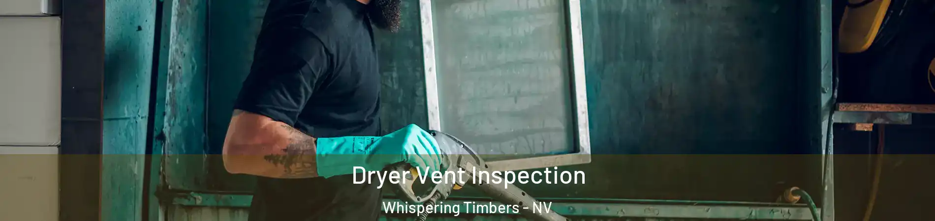 Dryer Vent Inspection Whispering Timbers - NV