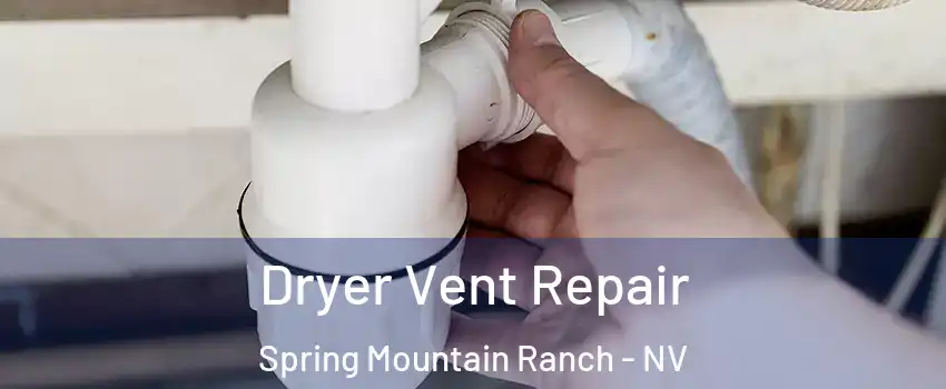 Dryer Vent Repair Spring Mountain Ranch - NV