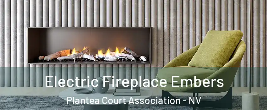 Electric Fireplace Embers Plantea Court Association - NV