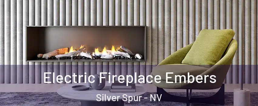 Electric Fireplace Embers Silver Spur - NV