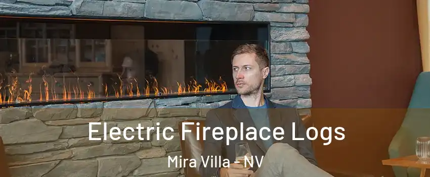 Electric Fireplace Logs Mira Villa - NV