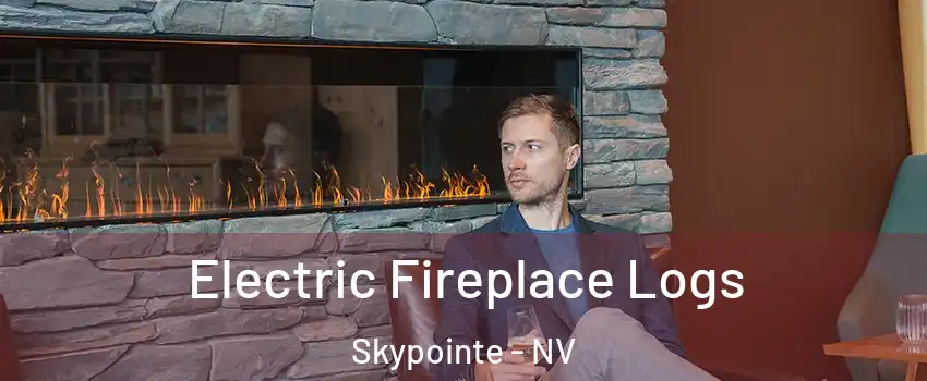 Electric Fireplace Logs Skypointe - NV