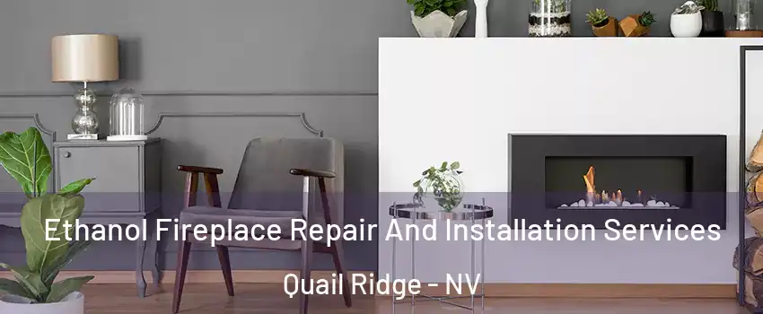 Ethanol Fireplace Repair And Installation Services Quail Ridge - NV