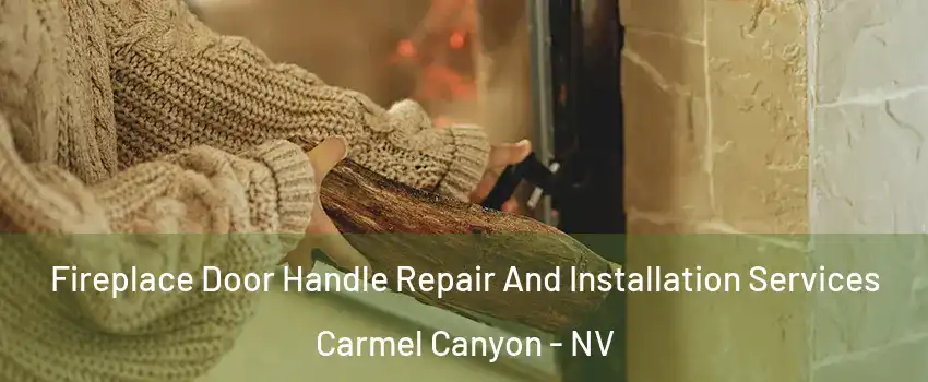 Fireplace Door Handle Repair And Installation Services Carmel Canyon - NV