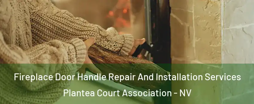 Fireplace Door Handle Repair And Installation Services Plantea Court Association - NV