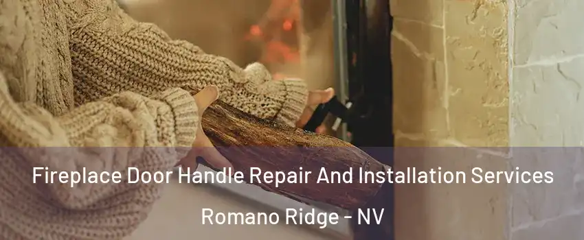 Fireplace Door Handle Repair And Installation Services Romano Ridge - NV