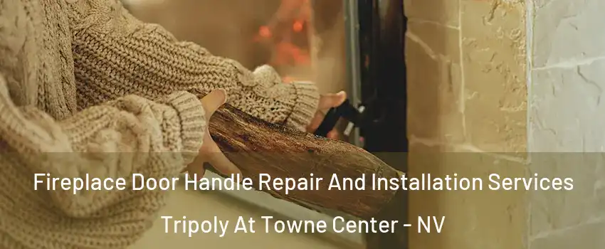 Fireplace Door Handle Repair And Installation Services Tripoly At Towne Center - NV