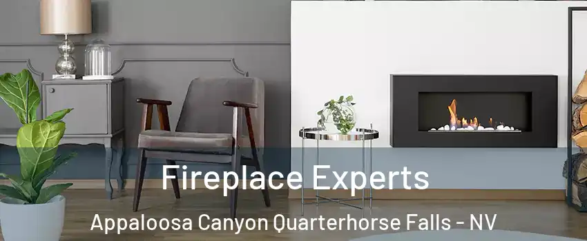 Fireplace Experts Appaloosa Canyon Quarterhorse Falls - NV