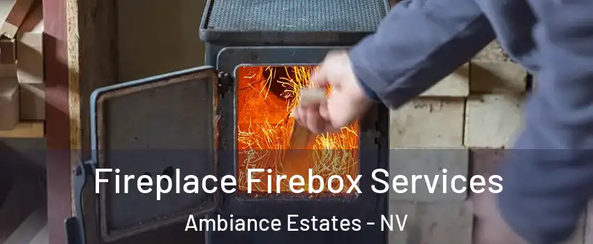 Fireplace Firebox Services Ambiance Estates - NV