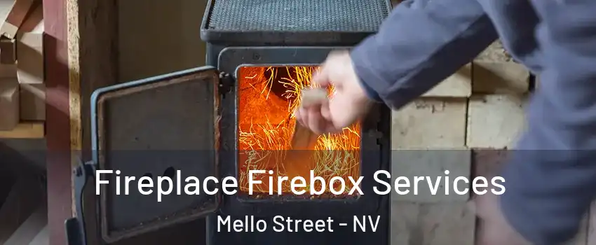 Fireplace Firebox Services Mello Street - NV