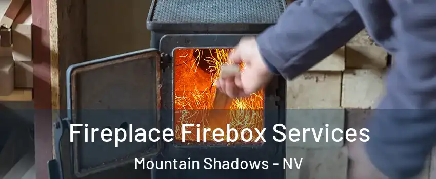 Fireplace Firebox Services Mountain Shadows - NV