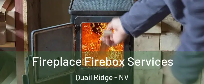 Fireplace Firebox Services Quail Ridge - NV
