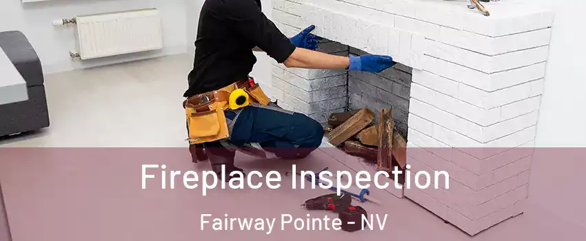 Fireplace Inspection Fairway Pointe - NV