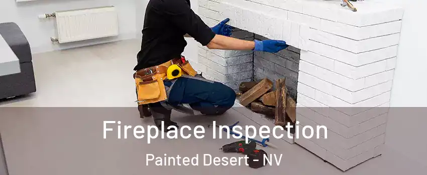 Fireplace Inspection Painted Desert - NV