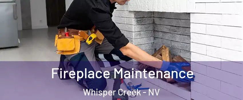 Fireplace Maintenance Whisper Creek - NV