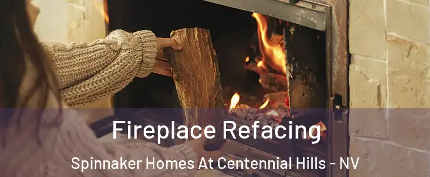 Fireplace Refacing Spinnaker Homes At Centennial Hills - NV