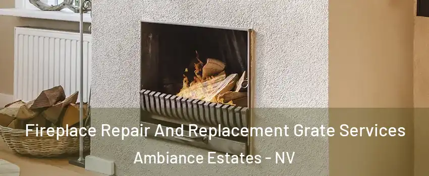 Fireplace Repair And Replacement Grate Services Ambiance Estates - NV