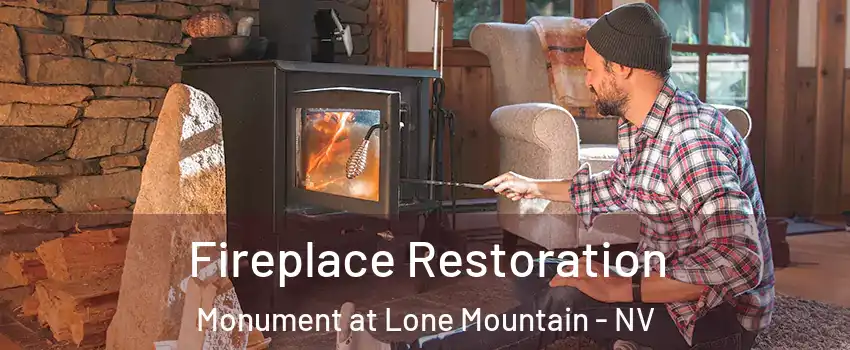 Fireplace Restoration Monument at Lone Mountain - NV