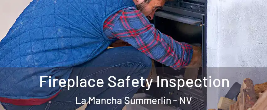 Fireplace Safety Inspection La Mancha Summerlin - NV