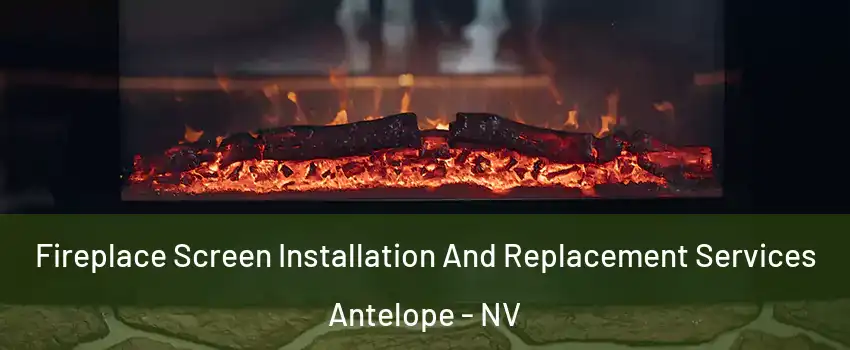 Fireplace Screen Installation And Replacement Services Antelope - NV