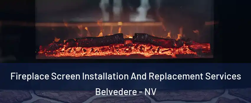 Fireplace Screen Installation And Replacement Services Belvedere - NV