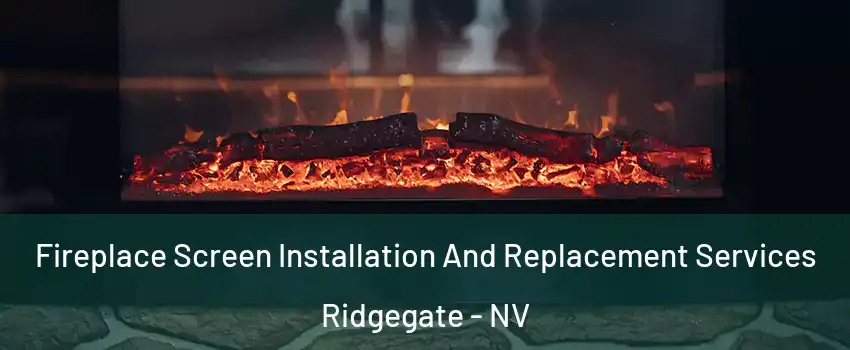 Fireplace Screen Installation And Replacement Services Ridgegate - NV