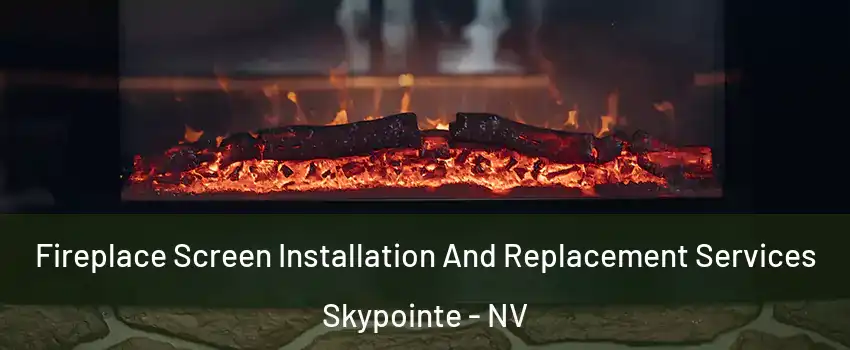 Fireplace Screen Installation And Replacement Services Skypointe - NV