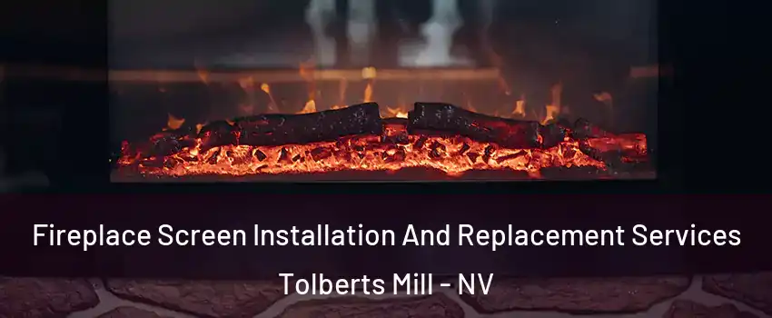 Fireplace Screen Installation And Replacement Services Tolberts Mill - NV